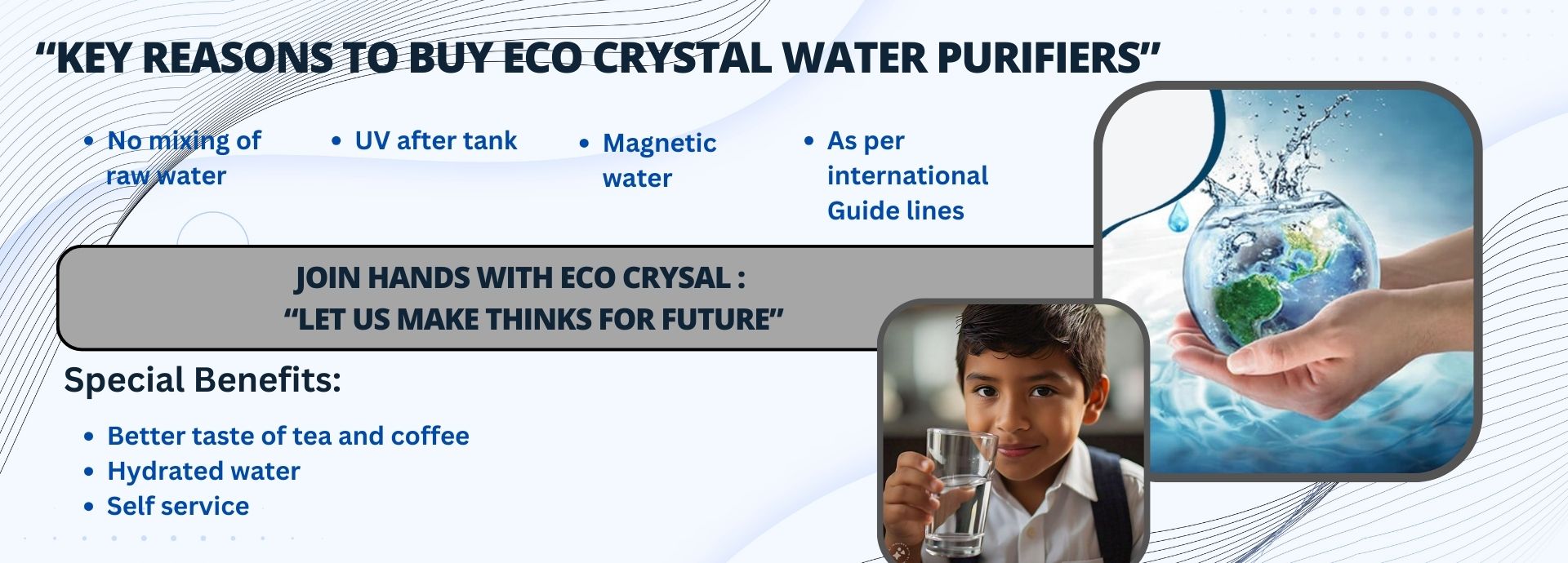 Eco Crystal-Water Softener for bathroom